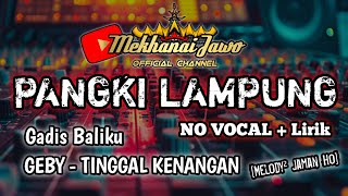 Download lagu REMIX PANGKI LAMPUNG KARAOKE NO VOCAL   LIRIK_HOUSE MUSIC 2000s mp3