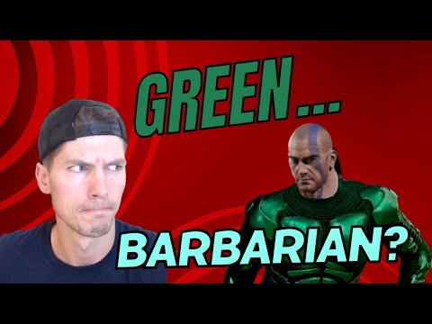 It's not the Green Goblin, but it's still green! New support Barbarian build