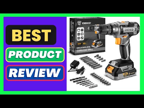 DEKOPRO Power Drill Cordless: DEKO PRO Cordless Drill 20V Electric