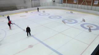 preview picture of video '2012 Winter Youth Olympic Games - Ice Hockey Skills Challenge #5: Passing Precision'