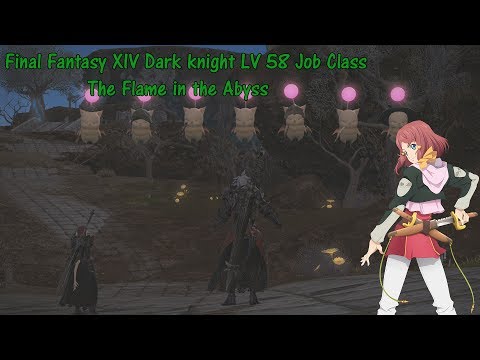 Final Fantasy XIV Dark knight LV 58 Job Class The Flame in the Abyss