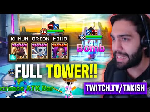 KHMUN ORION MIHO! Full G3 Guild Siege Tower! - Takish Twitch Stream