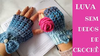 LUVA LAO SEM DEDO DE CROCH