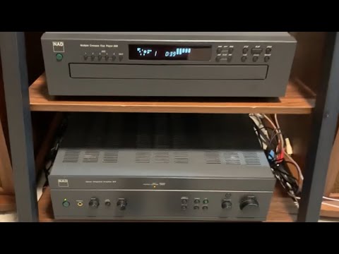 NAD 317 Amplifier, 523 CD Changer/Player (Malaysia) Akai SW-175 Speakers (Japan)