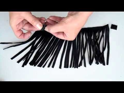 Make your own leather ankle bangle - OWIMO Design Upcycling