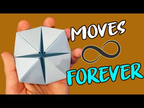 How To Make a Paper MOVING FLEXAHEDRON | Fun & Simple Origami