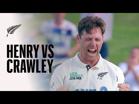 Six Out Of Six! 🤯 Dismissed In Every Innings By The Same Bowler! Matt Henry Crushes Zak Crawley