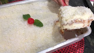 COMO FAZER BOLO GELADO DE COCO MOLHADINHO !!! RECEITINHAS COM AMOR ❤️