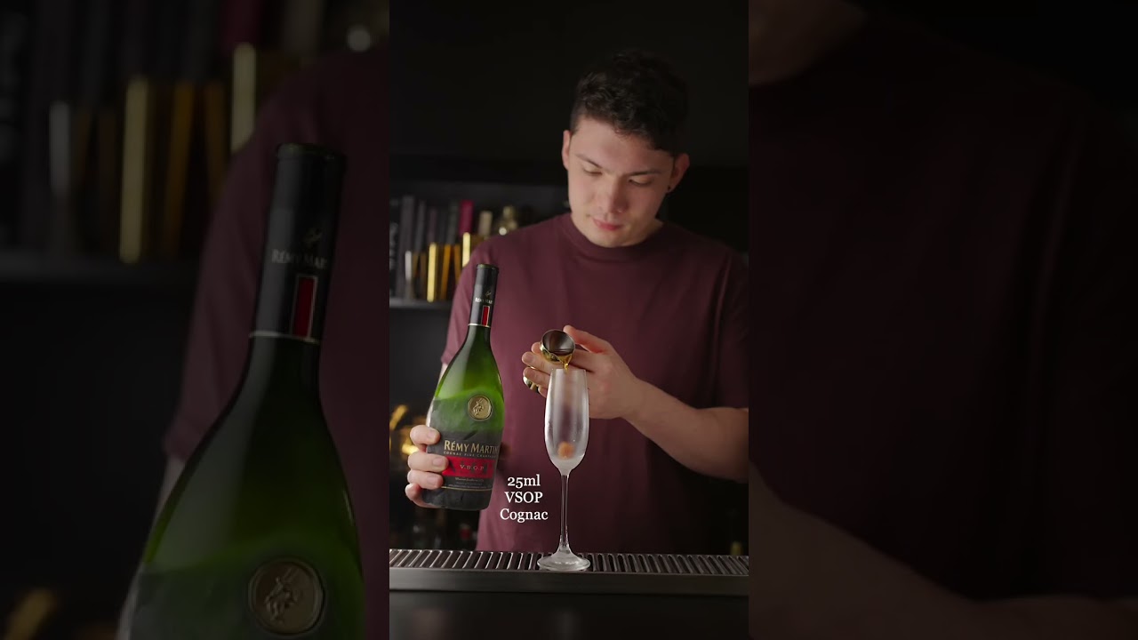 Classic Champagne Cocktail: A vintage Cognac and bitters cocktail based on a 1860s recipe