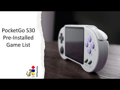 PocketGo S30 Pre-Installed Game List