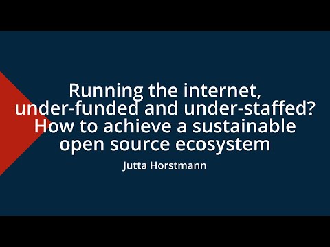 How to achieve a sustainable open source ecosystem - Drupal Mountain Camp 2024