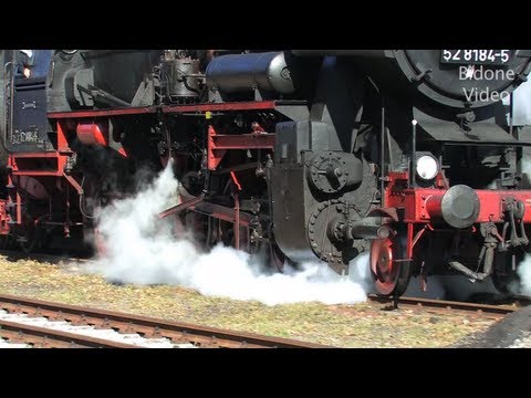 Eisenbahn-Fest Staßfurt 2/2 Dampflok - Zug - Steam Train