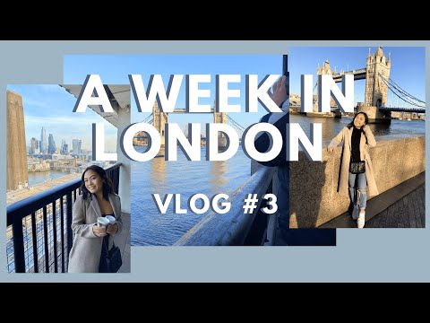 LONDON VLOG | a busy week working and touring London | Vlog #3