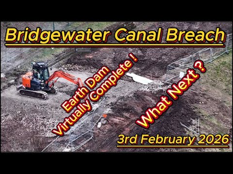 Bridgewater Canal Breach 3rd February 2026 - Little Bollington - Earth Dan virtually complete #dji