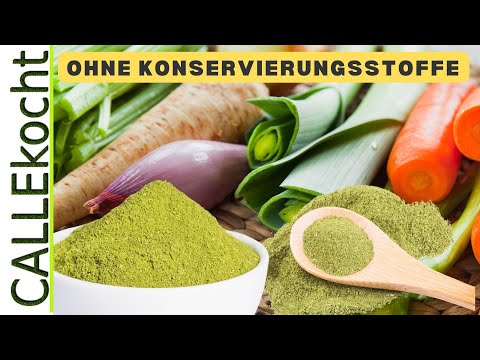 Gemüsebrühe Pulver selber machen: Einfach, gesund & lecker! 🥕✨