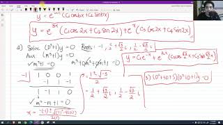 Auxiliary Equations with IMAGINARY ROOTS - Differential Equations | Engr. Yu Jei Abat |#AbatAndChill