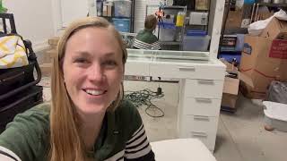 Review of the DWVO Vanity Desk Set with Mirror & Power Outlets, Vanity Table with Stool