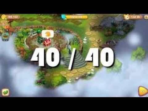 Gardenscapes Guardian of the north adventure complete walkthrough All 40 chests