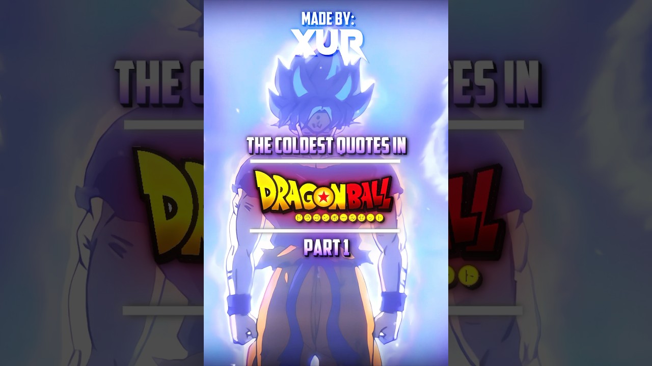 The COLDEST Quotes In Dragon Ball🥶 // #dragonball #goku #vegeta