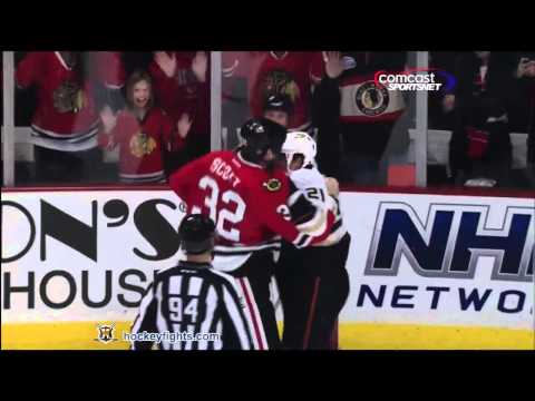 Sheldon Brookbank vs John Scott Dec 16, 2011