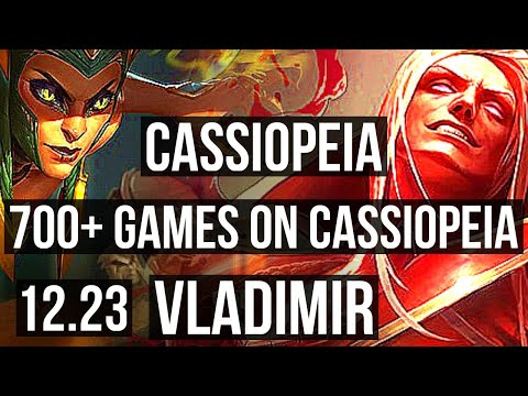 CASSIOPEIA vs VLADIMIR (MID) | 700+ games, 6/4/14 | EUW Diamond | 12.23