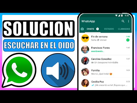 No puedo escuchar los audios de whatsapp en el oido (SOLUCION)