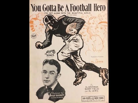 Ben Bernie & All The Lads "You Gotta Be a Football Hero" (1933) Columbia 2820-D, Manny Prager  vocal