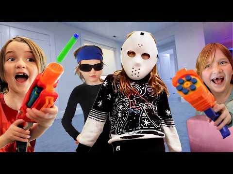 REAL SPY GLASSES!!  Lava Monster Rescue Mission at the park! Hacker Nerf Battle and Crazy Arcade Win