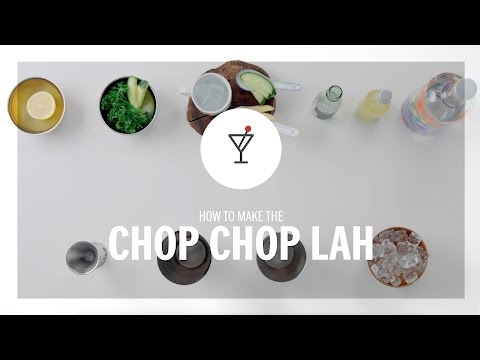 How To Make Singaporean Cocktails For Summer: Chop Chop Lah