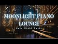 Moonlight Piano Lounge | Jazz City Background & Ambience | Late Night Basie | 4K Visualizer