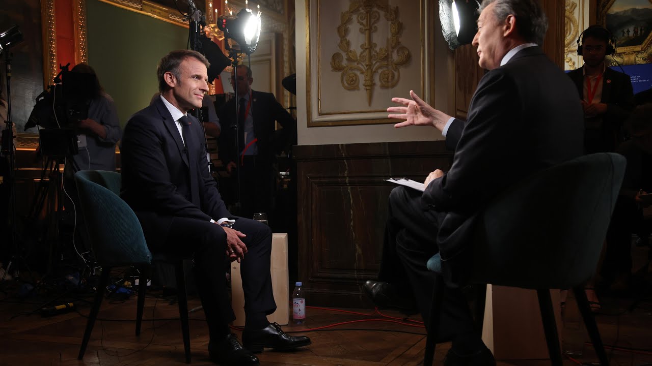 In Full: Macron on EU Spending, Banks M&A, China