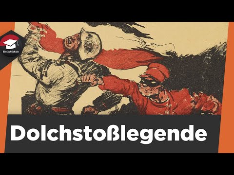 Stab-in-the-back legend simply explained - causes, stab-in-the-back legend, consequences - Stab-i...