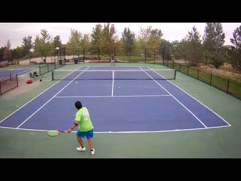 Tennis practice at Anthem Highlands Tennis Courts 9-9-2022 Part 1