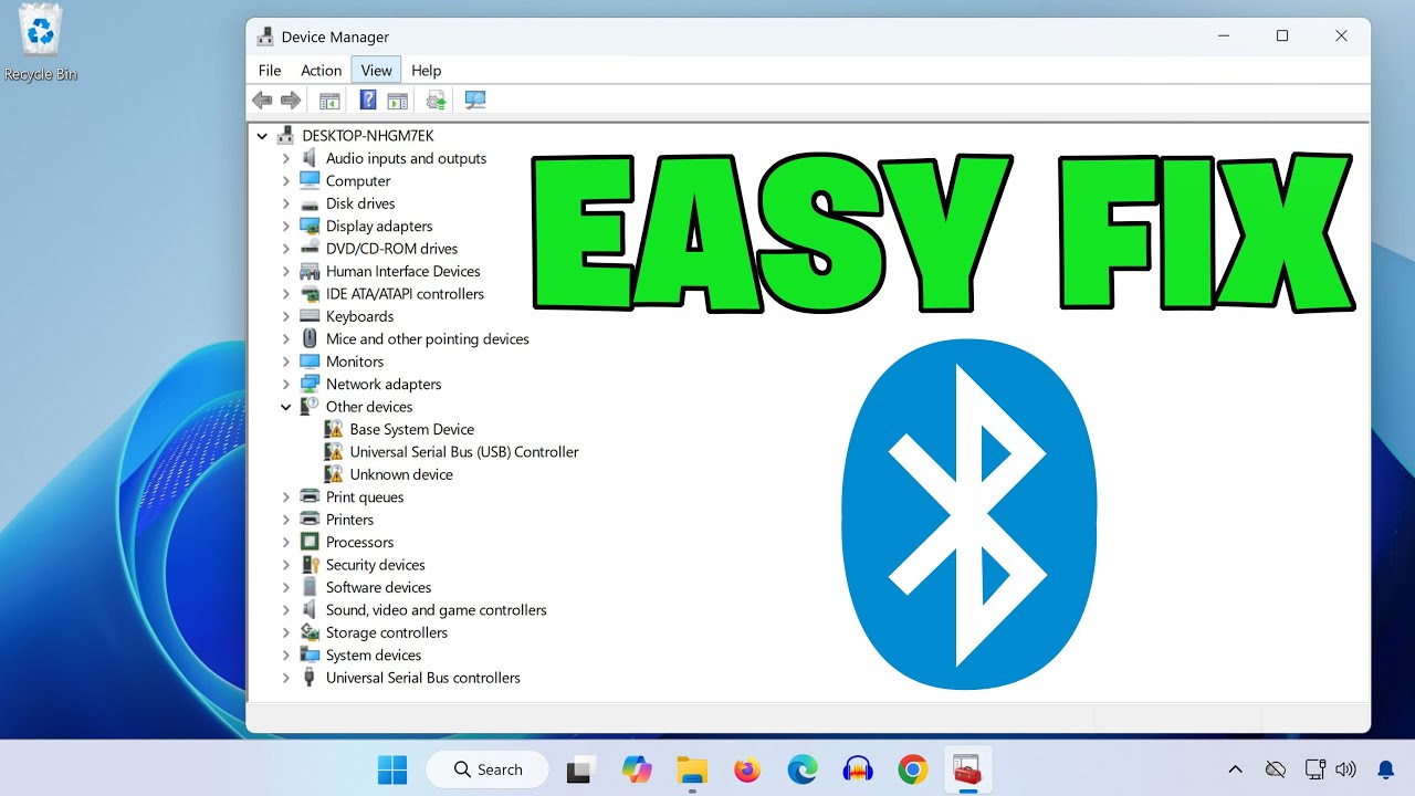 How To Fix Generic Bluetooth Driver Missing in Windows - NEW 2026✅