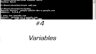 Windows Batch Scripting Tutorial Episode 4 - Variables