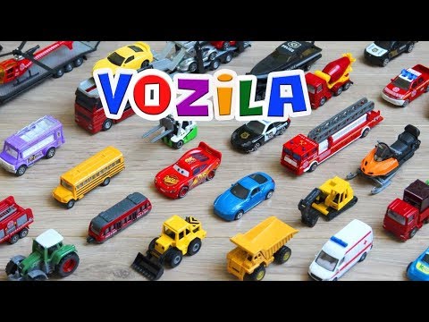 VOZILA ZA DJECU | UČIMO VOZILA i ZVUKOVE | AUTIĆI ZA DJECU