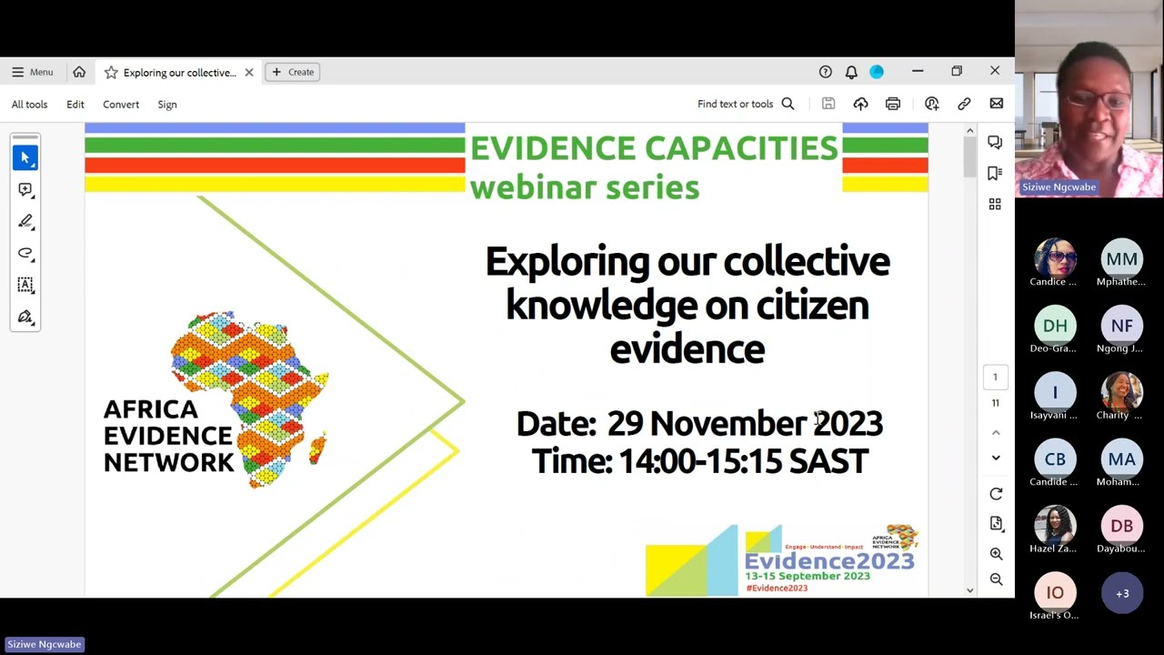 WEBINAR RECORDING | Exploring our collective knowledge on citizen evidence