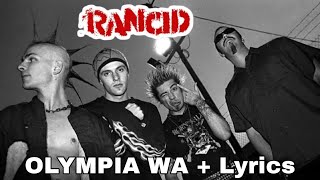 RANCID - Olympia WA + Lyrics (And Out Come The Wolves) 1995
