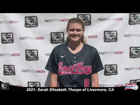 2021 Sarah Elizabeth Thorpe Catcher and Third Base Softball Skills Video - Eastbay Fastpitch
