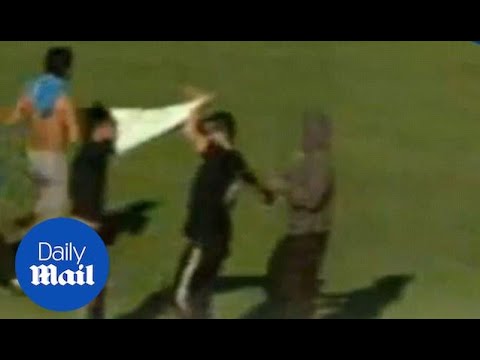 Argentine player stripped by fans after team loses 3-0 - Daily Mail