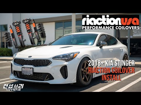 Installing Riaction Coilovers on Kia Stinger!!!
