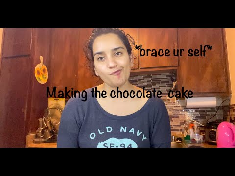 Making a chocolate birthday vegan cake // #withme malavika karthik