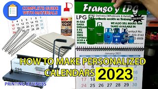 Commercial Calendars 2023 | Free Printable Layout | Start a Printing Business | DIY Calendar 2023