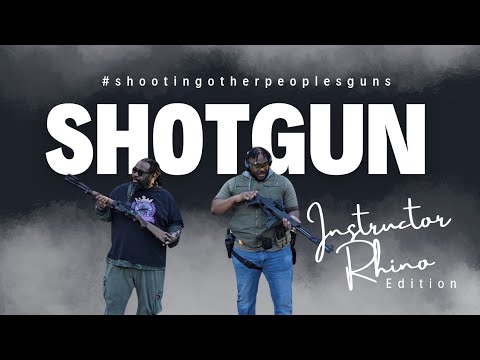 #shootingotherpeoplesguns #shotguns #12guage #InstructorRhino #StoegerP3000 #MAC1014
