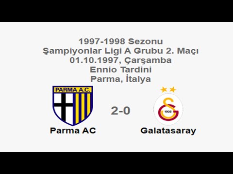 Parma AC 2-0 Galatasaray 01.10.1997 - 1997-1998 UEFA Champions League Group A Matchday 2
