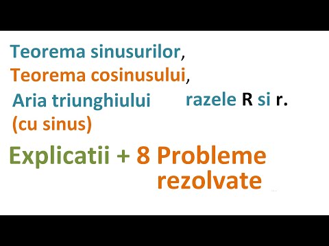 Theorem of Sines, Theorem of Cosine, Radius of Circumscribed and Inscribed Circle - 8 Solved Prob...