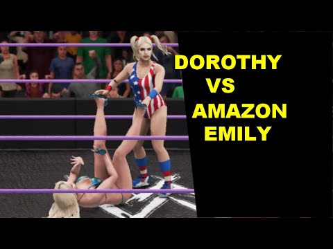 GLOW 1985 Amazon Emily vs Dorothy - Extreme Rules
