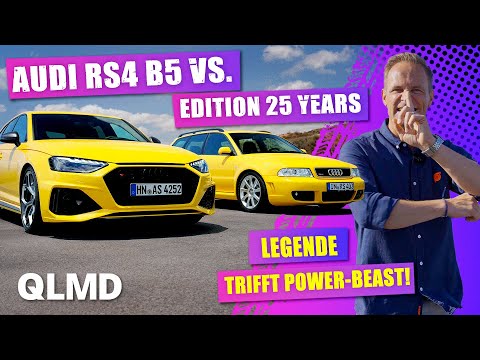 Audi RS4 Legende mit 20 PS Upgrade 😎 | Edition 25 Years vs. RS4 B5 | Matthias Malmedie
