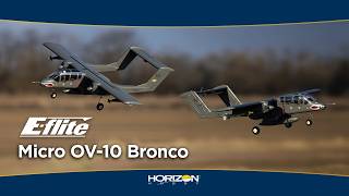 E-flite OV-10 Bronco 0.65m AS3X SAFE Select BNF Basic