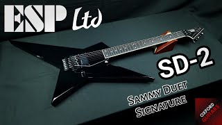 Video thumbnail for ESP LTD SD-2 Sammy Duet Signature Goatwhore 4K guitar close up video by Oxford Guitars